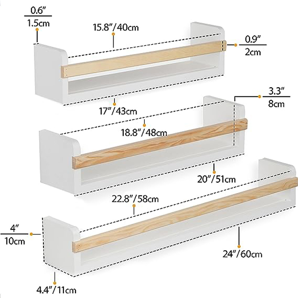 Wall Shelf Wall Hanging Childr - đánh giá và giá Baby Bookshelf Small